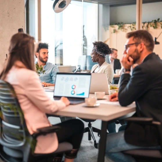 example of the team at a digital marketing agency Birmingham looking at audience insights