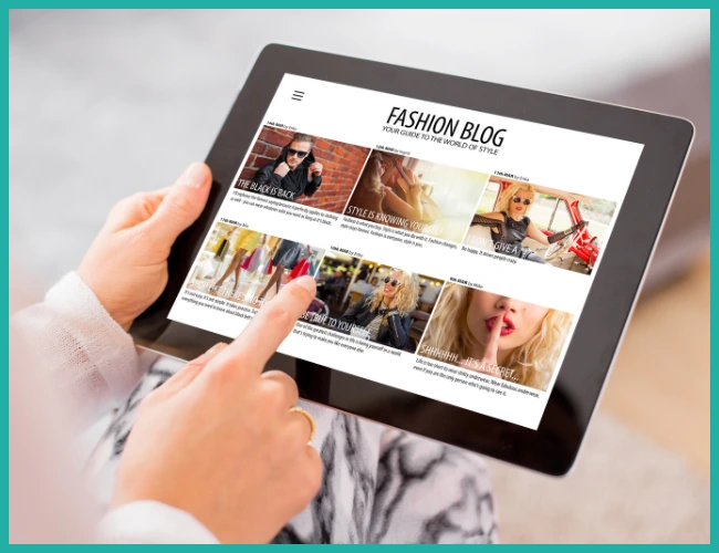 Images on a fashion blog that should be optimised