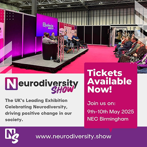 Panel discussion at the Neurodiversity Show exhibition.