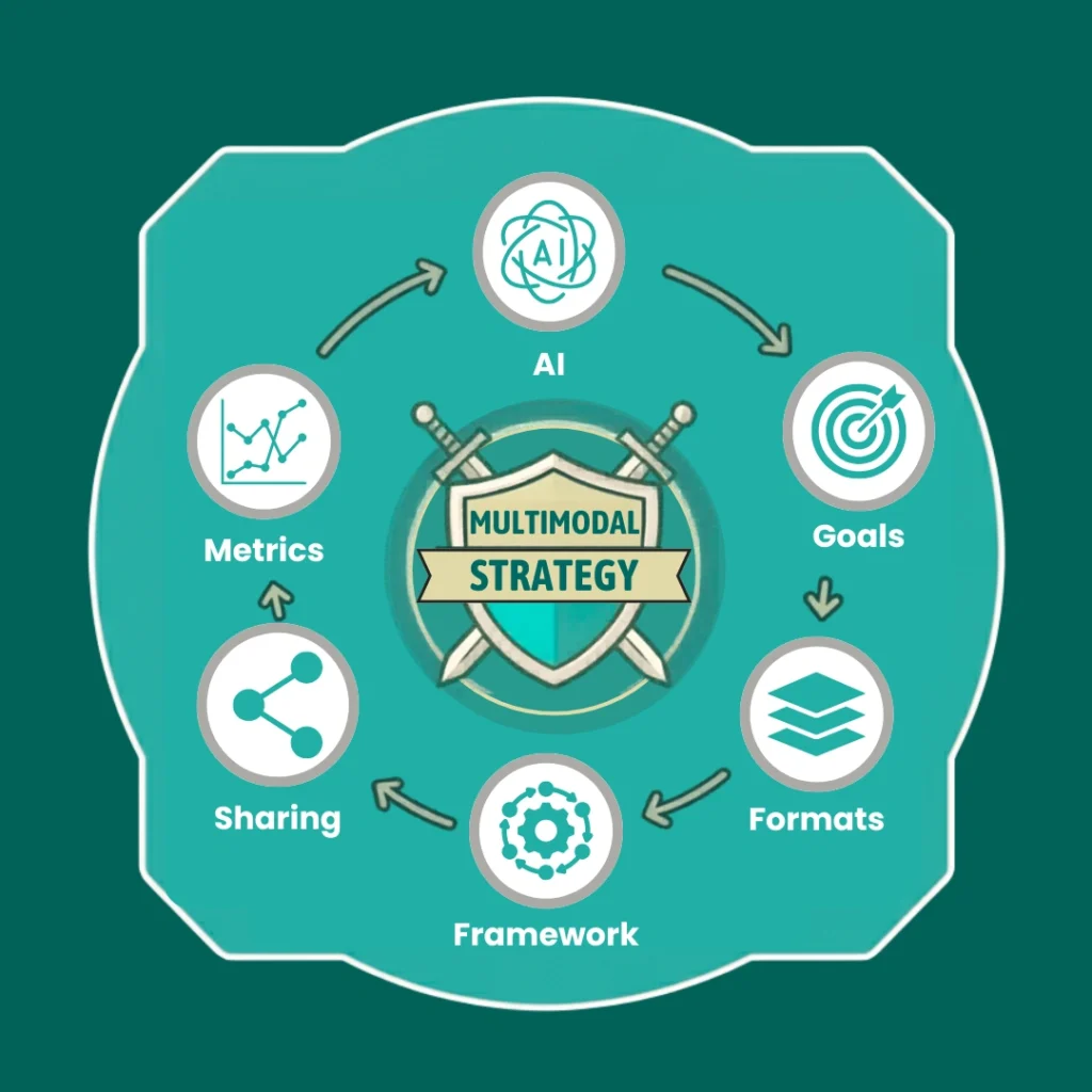 SEO and AI trends diagram showing automation, search evolution, and ranking factors