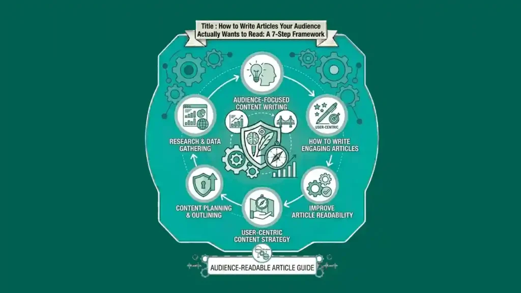 Content strategy concept showing audience-focused article ideas.