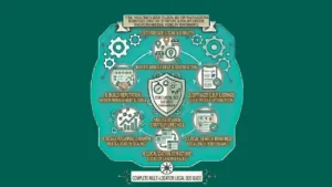 Local SEO infographic for multi-location businesses showing local rankings, Google Business Profiles, and location-based SEO strategies.