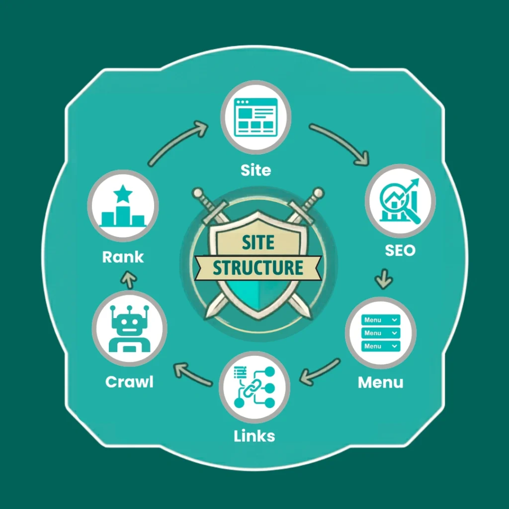 Roles of site structure and navigation