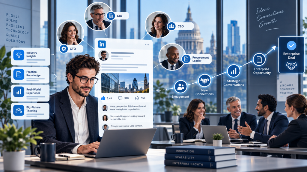 LinkedIn thought leadership for B2B enterprise