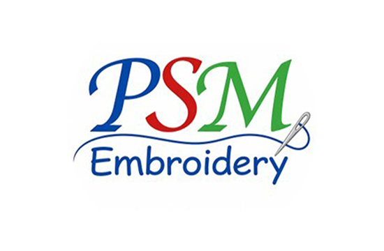 PSM Embroidery Logo